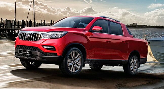 Пикап SsangYong Rexton 2021 года вновь показался на фото