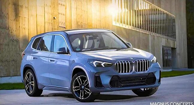 BMW X1 2022 показали на первом рендере