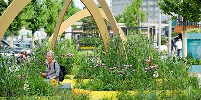 Сады "Цветочного джема" украсили популярные у москвичей места отдыха
