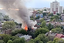 Два частных дома загорелись в историческом центре Самары