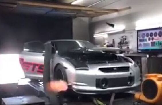 Nissan GT-R35 побил рекорды мощности купе на диностенде