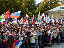 В Новосибирске прошел большой митинг в поддержку начавшихся референдумов