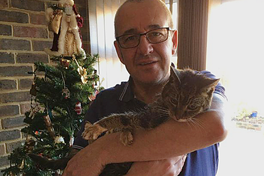 Кот вернулся домой через 7 лет после пропажи