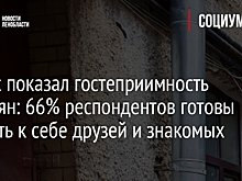 Опрос показал гостеприимность россиян: 66% респондентов готовы позвать к себе друзей и знакомых
