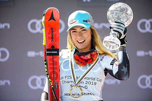 Микаэла Шиффрин установила рекорд по победам на этапах Кубка мира по горным лыжам среди женщин. Она выиграла 83 раза