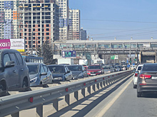 На Московском шоссе в Рязани образовалась крупная пробка