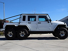 Посмотрите на шестиколёсный пикап на базе Jeep Wrangler