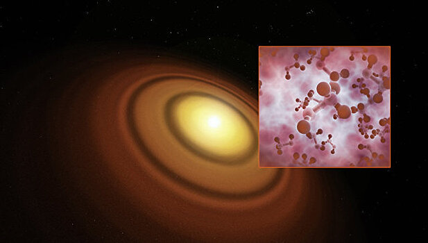 Астрономы впервые обнаружили спирт у новорожденной звезды