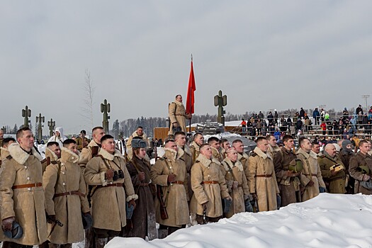 В день защитника Отечества в музее «Поле Победы» состоялась реконструкция наступательной Корсунь-Шевченковской операции
