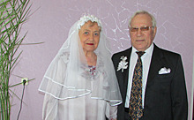 Свадьбу через полвека семейной жизни сыграли в Усть-Тарке