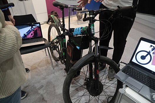 Уникальный электровелосипед представили студенты на «Технопроме» в Новосибирске