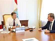 Дмитрий Азаров обсудил с Валерием Фроловым развитие Кинель-Черкасского района