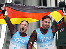 Германские саночники Вендль и Арльт стали олимпийскими чемпионами в двойках