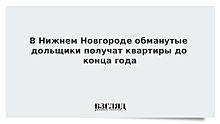 В Нижнем Новгороде обманутые дольщики получат квартиры до конца года