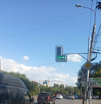 В Самаре установили светофор на пересечении Советской Армии и Блюхера