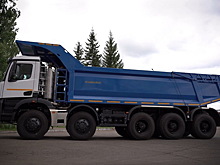 КамАЗ опубликовал видеообзор на 87-тонный пятиосный самосвал