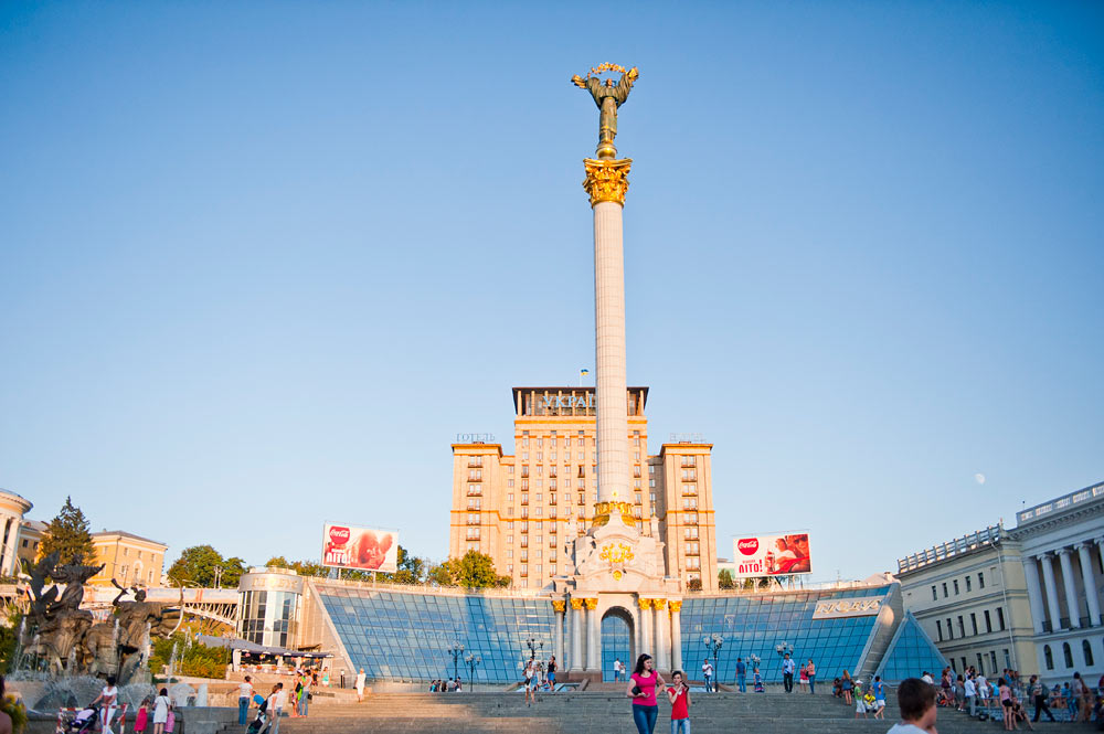 Площадь Независимости, Киев, Украина