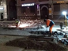 В Иркутске активно ремонтируют и заменяют трамвайные пути