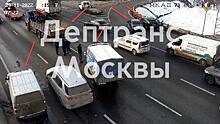 Движение восстановлено на Рублевском шоссе в районе Ярцевской улицы после ДТП