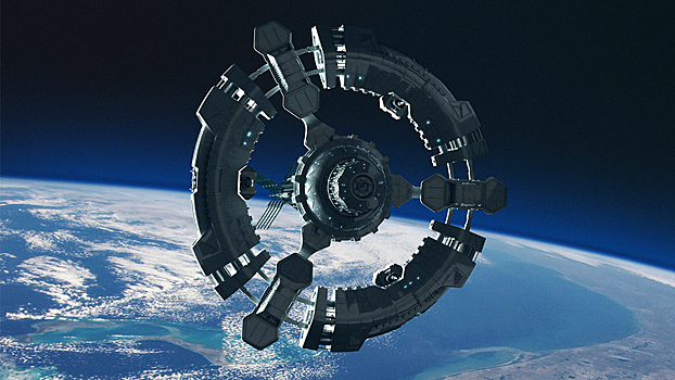 Россия запатентовала космическую станцию с искусственной гравитацией