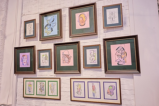 Александр Збруев представил свои рисунки в Столичной Галерее Художников