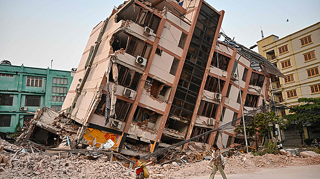 Смертоносное землетрясение в Мьянме отнесли к редкому типу «суперсдвига»