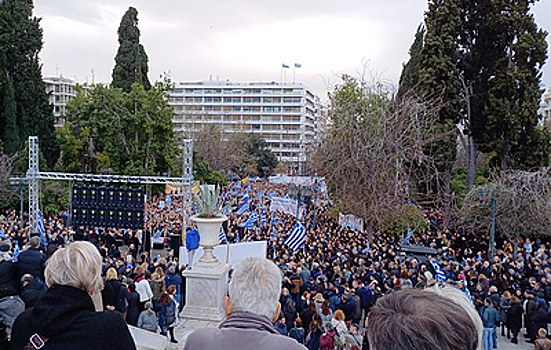 В Греции прошли массовые митинги против однополых браков