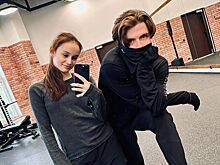 Фигурист Ангелопол показал видео с тренировки с новой партнёршей