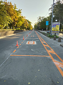 Администрация Ростова: пропускная способность Пушкинской, где сделали велодорожки, не изменится
