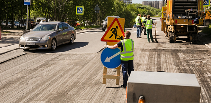 На федеральных трассах Заполярья закончили поддерживающий ремонт