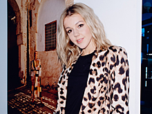 Юлианна Караулова, Артем Королев и Елена Летучая на фотовыставке «Путешествия в моде»