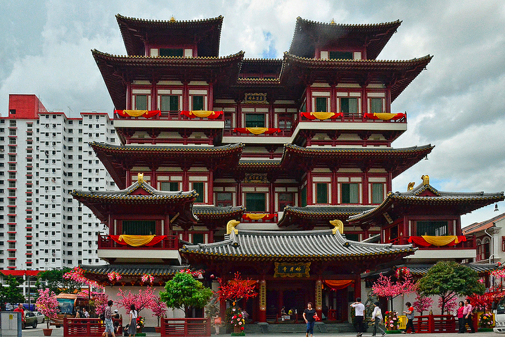 Храм Священного Зуба Будды, Сингапур, Азия