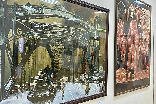 В Гатчине можно увидеть работы художников из зоны СВО на выставке "Кисть и штык"