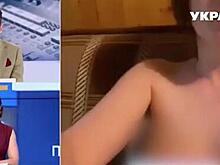 В прямом эфире украинского телеканала случайно показали обнаженную девушку