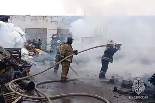 Спасатели ликвидировали возгорание на предприятии "Алеко-полимеры" в Азове