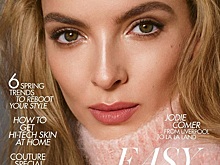 Пушистый свитер и высокий начес: звезда сериала «Убивая Еву» появилась на обложке Vogue