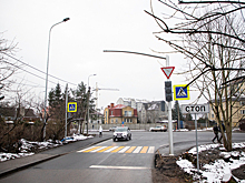 В районе Гагарина изменили схему движения