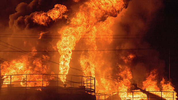 Под Киевом произошел взрыв на нефтебазе
