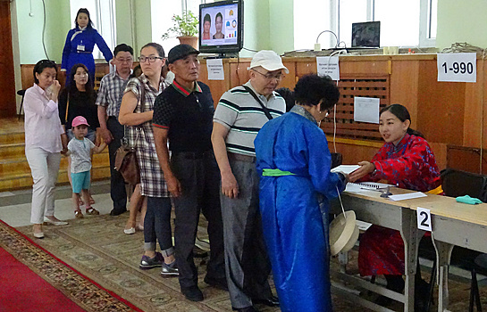 Явка на президентских выборах в Монголии превысила 66,5%