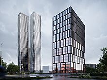 Архитектурная подсветка подчеркнет ритм фасада бизнес-центра в Тимирязевском районе