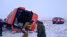 В ДНР перевернулся пассажирский автобус, следовавший в Севастополь