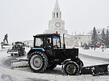 За сутки с улиц Казани вывезли более 11 тысяч тонн снега