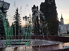 В Калуге начали запускать фонтаны