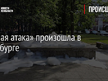«Пенная атака» произошла в Петербурге