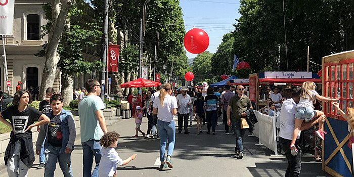 День независимости в Грузии отметили народными гуляниями