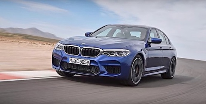 Седан BMW M5 2018 рассекречен за день до дебюта