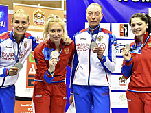 Фехтовальщица ЦСКА Виолетта Храпина в составе российской сборной выиграла серебро этапа Кубка мира в Дубае