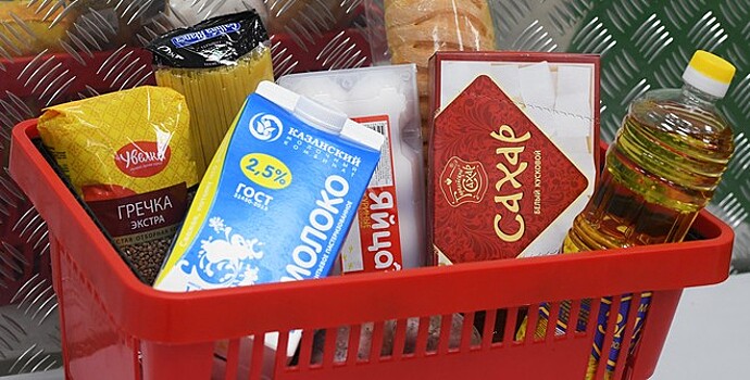 Росстат: цена фиксированного набора товаров выросла на 6% за год