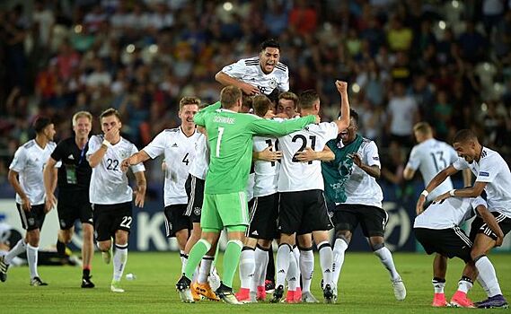 Молодежная сборная Германии обыграла Испанию в финале чемпионата Европы