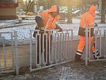          После шквала критики серые забора с перекрестка Горького и Воровского демонтировали       